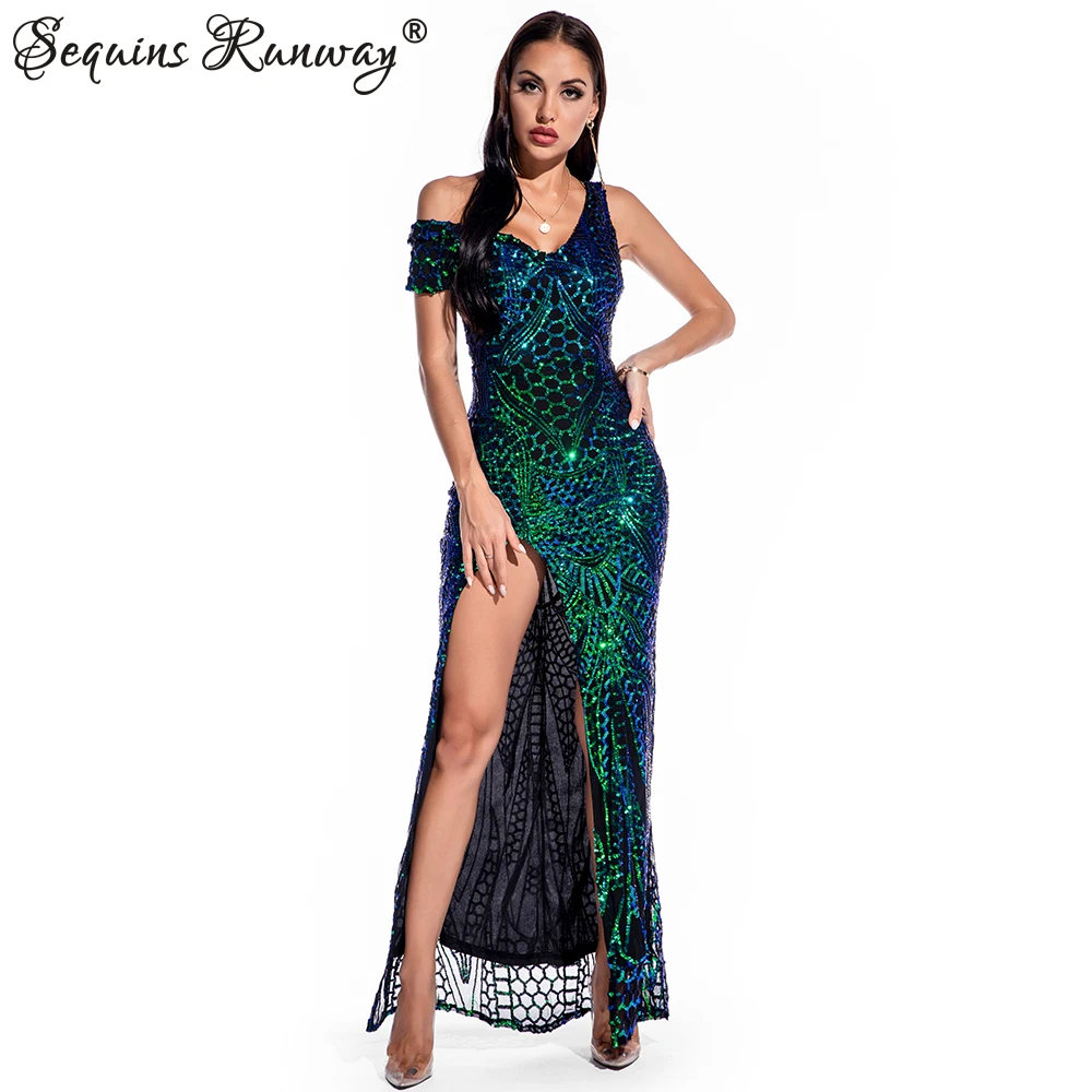 Sexy Off Shoulder maxi Green Sequin party dress women summer elegant vintage club bodycon Long Dress evening dresses vestidos HL
Sexy Off Shoulder maxi Green Sequin party dress women summer elegant vintage club bodycon Long Dress evening dresses vestidos HL