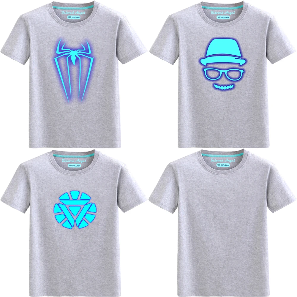Boys Girls Fashion 3D T-Shirts Summer Short Sleeve Children Clothing Harajuku Cartoon Print Clothes Kids Luminous T-Shirt 3-15T
Boys Girls Fashion 3D T-Shirts Summer Short Sleeve Children Clothing Harajuku Cartoon Print Clothes Kids Luminous T-Shirt 3-15T