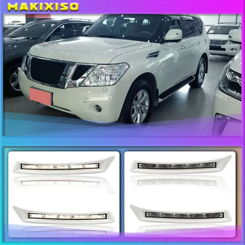 2pcs Front Bumper Driving LED Daytime Running Light Insert Lamp Kit For Nissan Patrol Y62 2012-2015
2pcs Front Bumper Driving LED Daytime Running Light Insert Lamp Kit For Nissan Patrol Y62 2012-2015