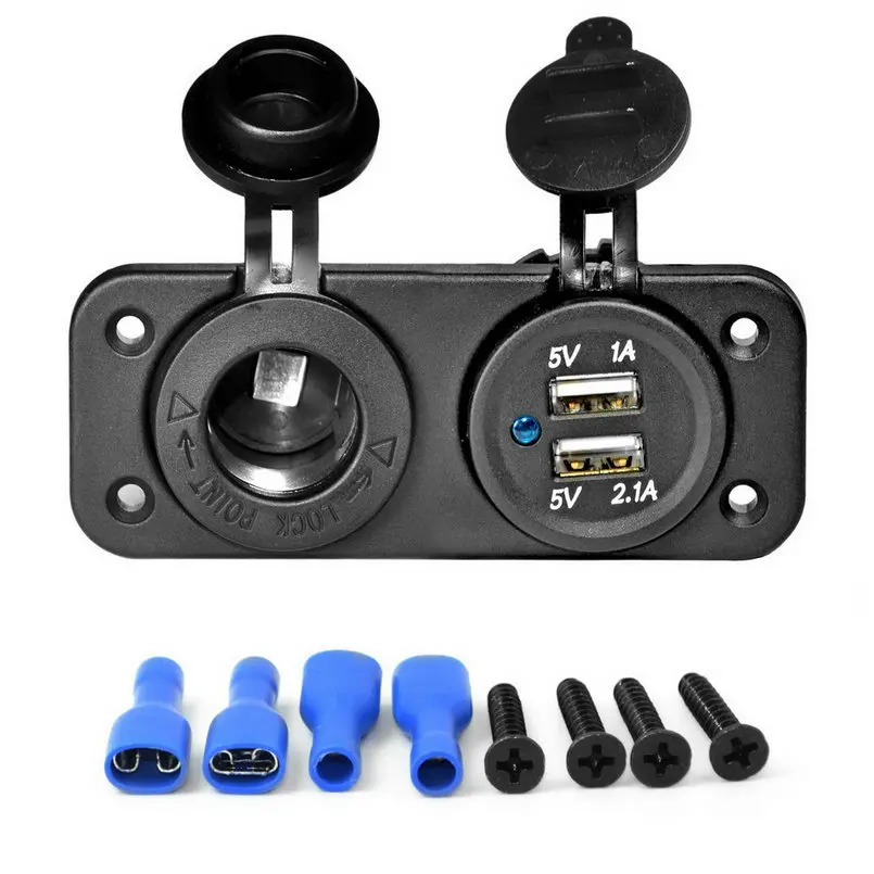 New 12V Dual Car Styling Cigarette Lighter Socket 2 USB Adapter Charger Digital Voltmeter Power Splitter Rechargeable Electronic
New 12V Dual Car Styling Cigarette Lighter Socket 2 USB Adapter Charger Digital Voltmeter Power Splitter Rechargeable Electronic