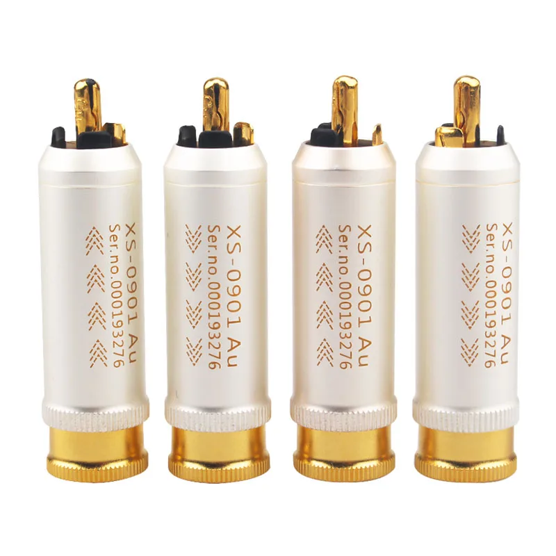 Colleimage Hifi high quality pure copper gold-plated rca plug amplifier audio AV audio and video terminal
Colleimage Hifi high quality pure copper gold-plated rca plug amplifier audio AV audio and video terminal