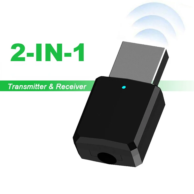 Bluetooth-compatible 5.0 Audio Receiver Transmitter 2 In 1 Wireless Bluetooth-compatible Adapter 3.5mm AUX Stereo For TV
Bluetooth-compatible 5.0 Audio Receiver Transmitter 2 In 1 Wireless Bluetooth-compatible Adapter 3.5mm AUX Stereo For TV