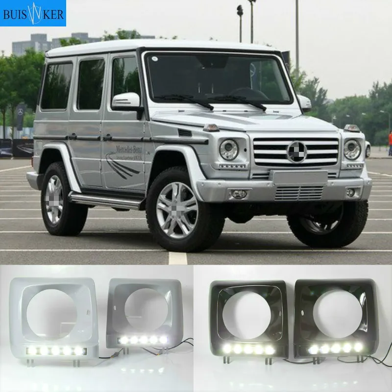 1 Set Daytime running lights DRL LED For Mercedes Benz G500 G55 G63 W463 1990-2016 Fog Lamp Cover Frame
1 Set Daytime running lights DRL LED For Mercedes Benz G500 G55 G63 W463 1990-2016 Fog Lamp Cover Frame