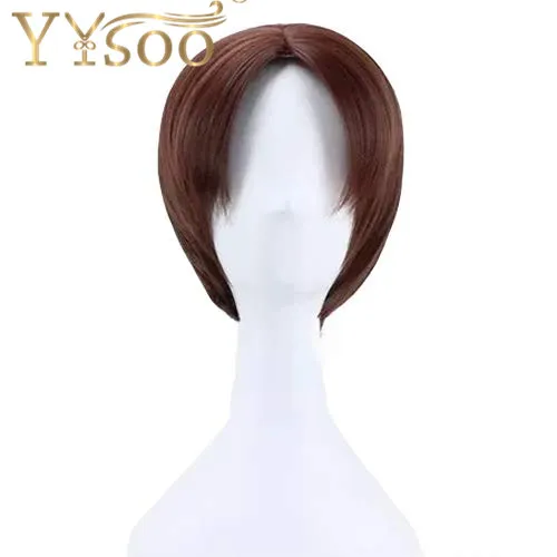 YYsoo мужской парик для косплея, короткие синтетические волосы, мужской короткий коричневый парик, вечерние парики для Хэллоуина, полностью использованные парики, парик без шнурка для мужчин
YYsoo мужской парик для косплея, короткие синтетические волосы, мужской короткий коричневый парик, вечерние парики для Хэллоуина, полностью использованные парики, парик без шнурка для мужчин