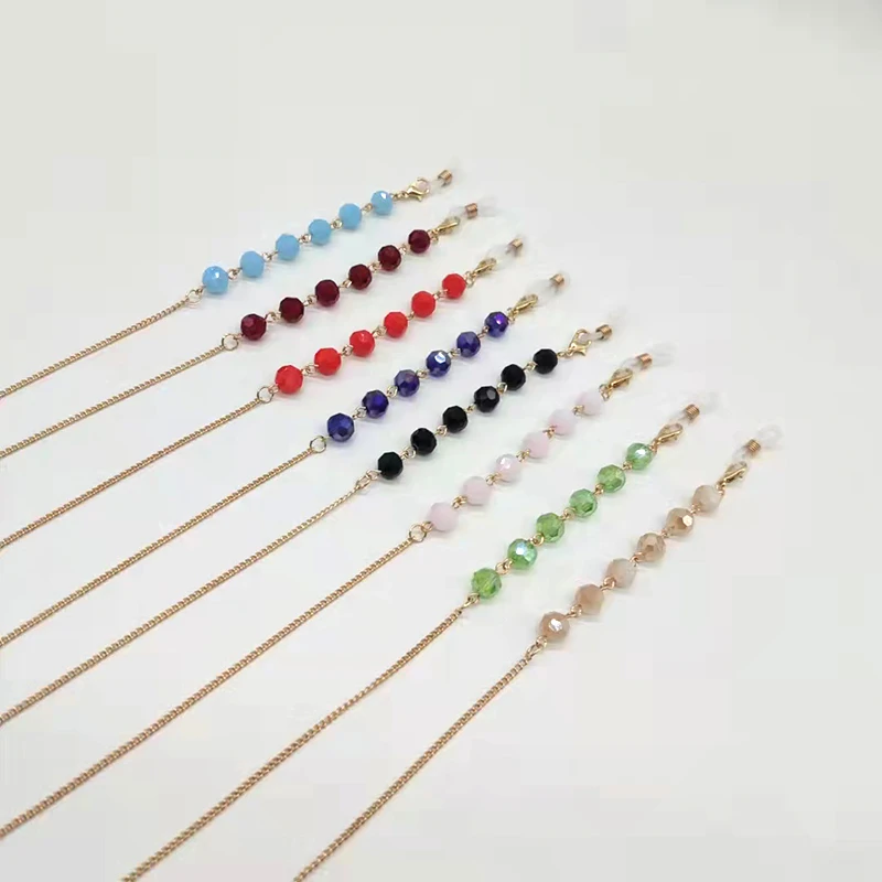 Fashion Eyeglass Chain Prettify Color Crystal Bead for Women Necklace Bracelet Sunglass Eyewear Retainer
Fashion Eyeglass Chain Prettify Color Crystal Bead for Women Necklace Bracelet Sunglass Eyewear Retainer