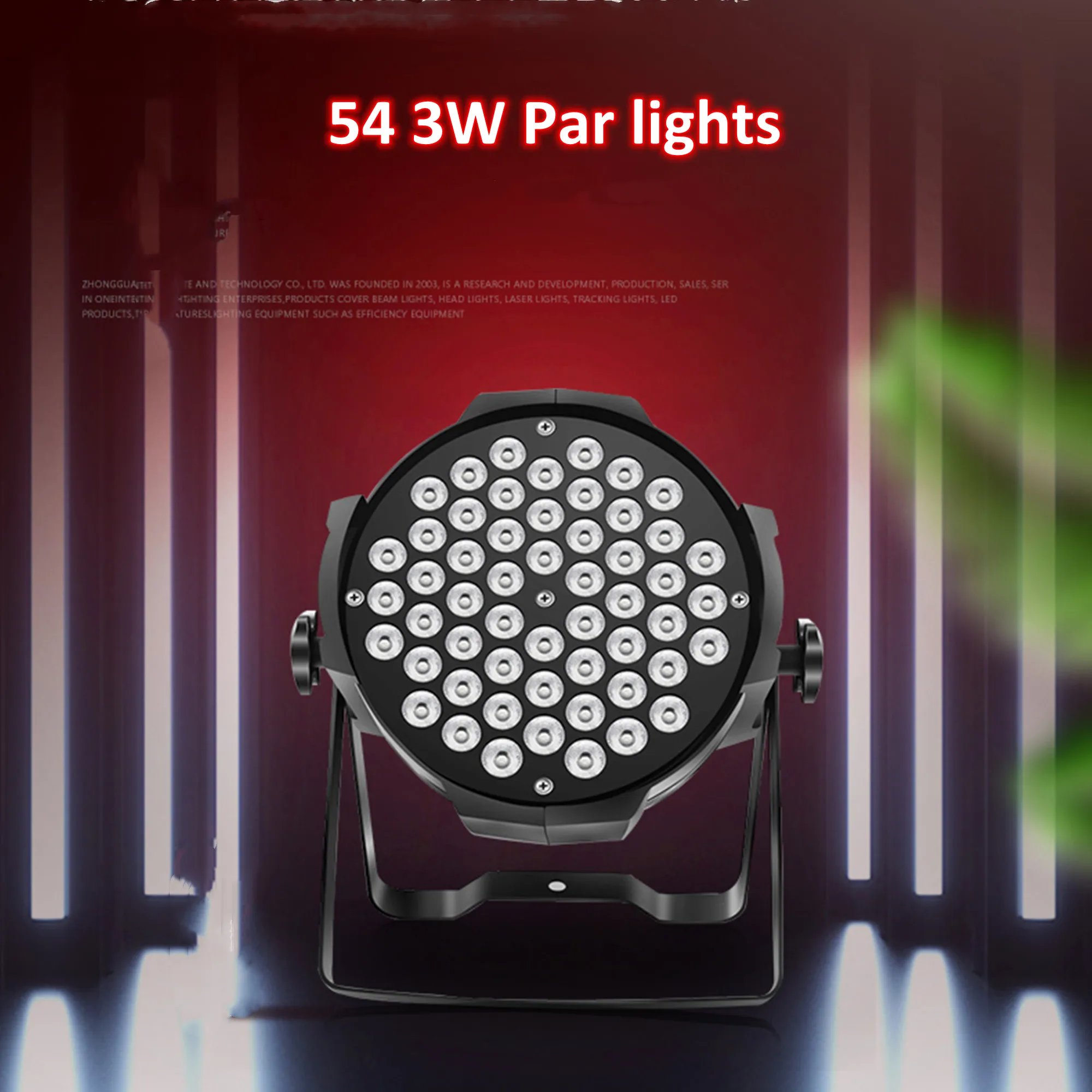 Stage Led Par Can 54X3W Dmx Wash Lights With Rgbw Full Colors By Dmx Control Sound-Activated For Dj Disco Event Bar Show
Stage Led Par Can 54X3W Dmx Wash Lights With Rgbw Full Colors By Dmx Control Sound-Activated For Dj Disco Event Bar Show