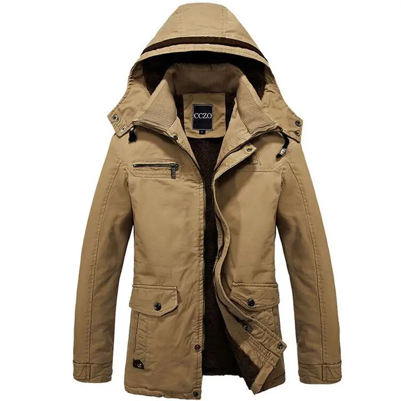 Winter Men Jackets and Coats Leisure Windproof Thick Warm Jacket Men's Long Trench Coat parka Clothing large size XXXL 4XL
Winter Men Jackets and Coats Leisure Windproof Thick Warm Jacket Men's Long Trench Coat parka Clothing large size XXXL 4XL