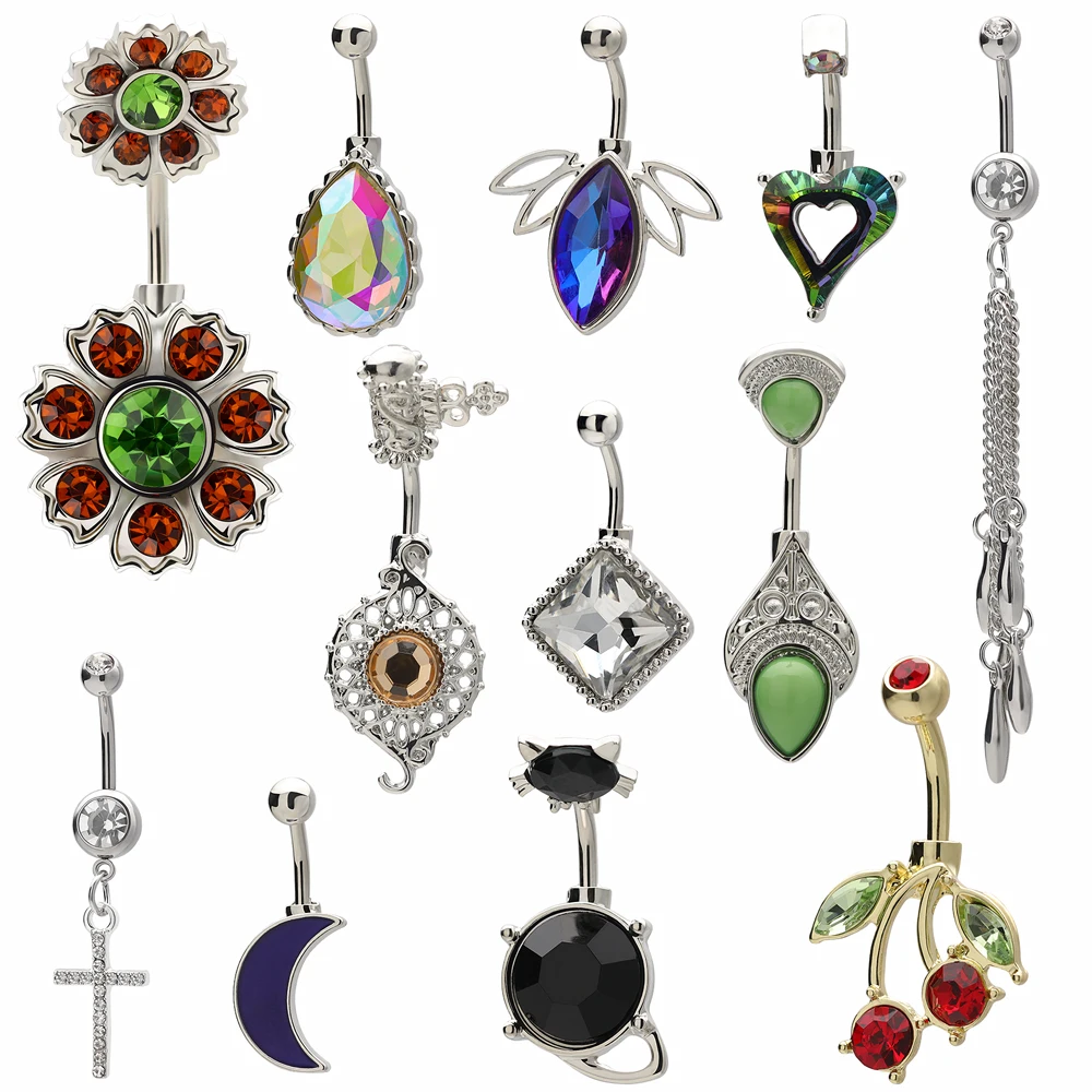 Cross Stainless Steel Belly Button Nail Cheery Blue Gem Navel Rings Drop Shape Elegant Zircon Gift Nombril Jewelry
Cross Stainless Steel Belly Button Nail Cheery Blue Gem Navel Rings Drop Shape Elegant Zircon Gift Nombril Jewelry
