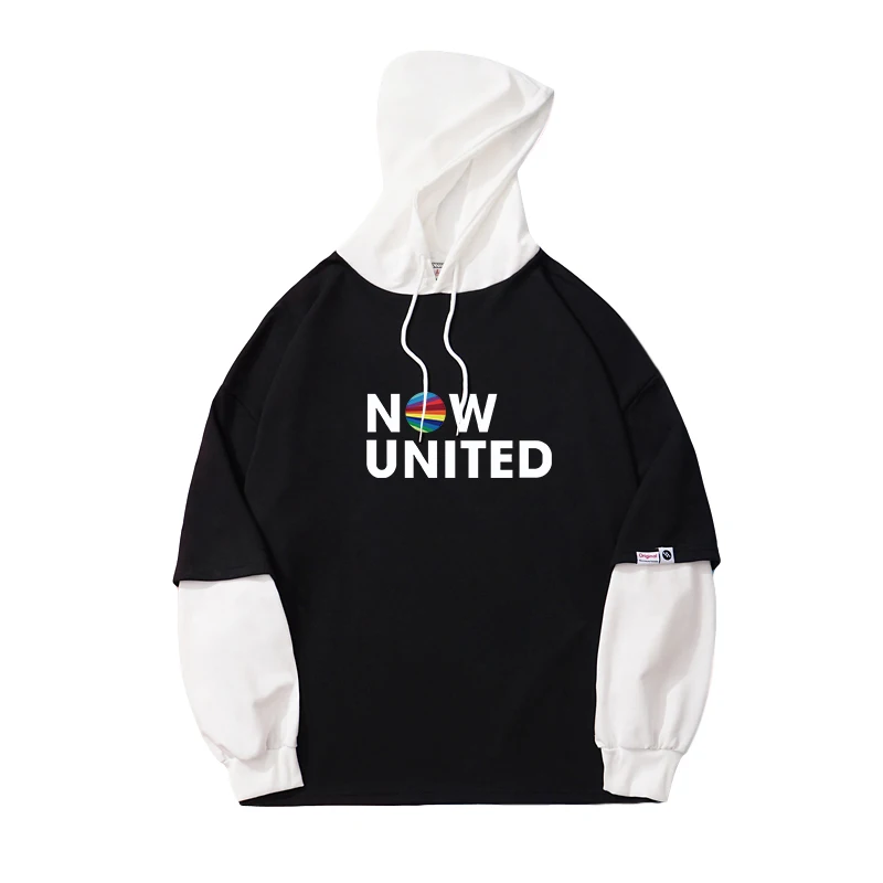 NOW UNITED Letter Print Hoodie Casual Harajuku Funny Fake Two Pieces Patchwork Sweatshirts Women Men Unisex Tops Couples Clothes
NOW UNITED Letter Print Hoodie Casual Harajuku Funny Fake Two Pieces Patchwork Sweatshirts Women Men Unisex Tops Couples Clothes