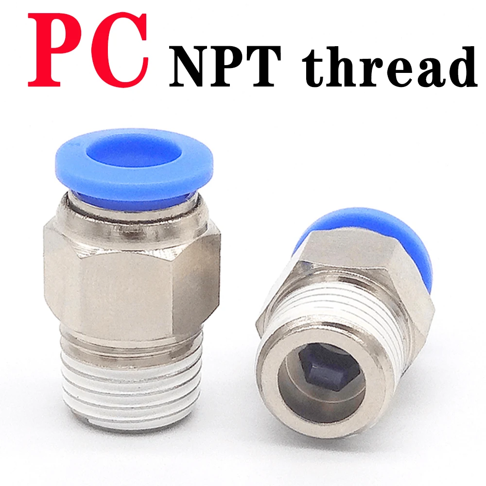 American threaded pneumatic quick connector NPT1/8 1/4 3/8 1/2 hose connector pipe PC pneumatic quick plug connector 6 8 10 12mm
American threaded pneumatic quick connector NPT1/8 1/4 3/8 1/2 hose connector pipe PC pneumatic quick plug connector 6 8 10 12mm