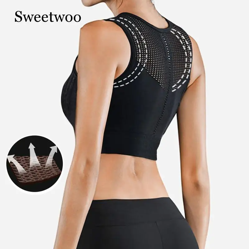 Shockproof Hollow Sports Bra Breathable Push Up Yoga Bra Sport For Gym Seamless Fitness Top Women Underwear
Shockproof Hollow Sports Bra Breathable Push Up Yoga Bra Sport For Gym Seamless Fitness Top Women Underwear