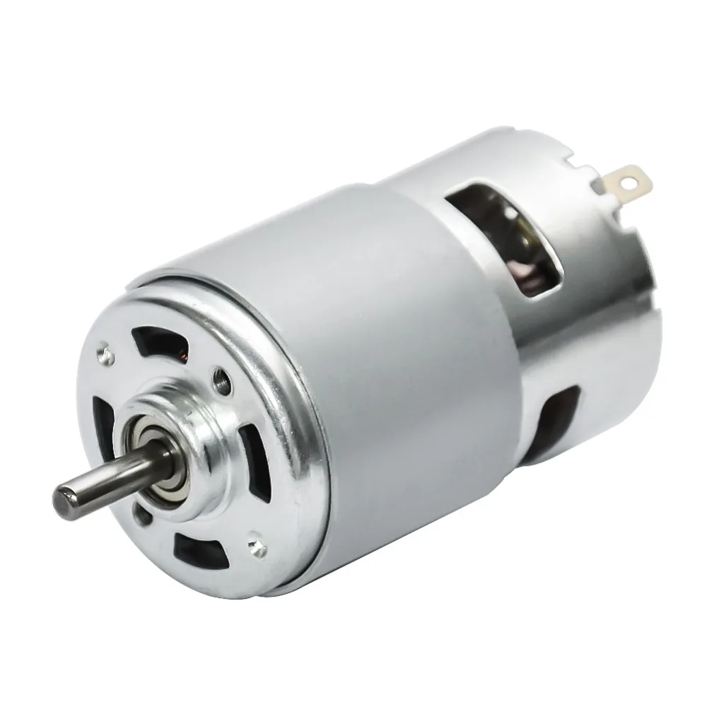 775 Motor Brush Motor Micro Carbon-brush Motor DC Micro High Torque Motor 12V 24V DC 5500/10000/12000rpm Large Torque Low Noise
775 Motor Brush Motor Micro Carbon-brush Motor DC Micro High Torque Motor 12V 24V DC 5500/10000/12000rpm Large Torque Low Noise