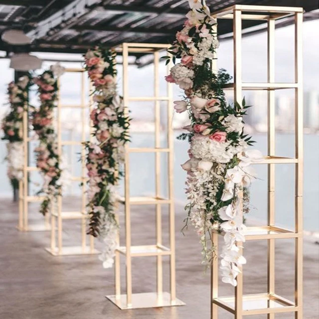 Event party stage decoration back drops supplies gold stainless steel frame flower backdrop stand wedding arch
Event party stage decoration back drops supplies gold stainless steel frame flower backdrop stand wedding arch
