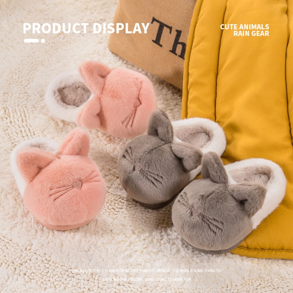 Baby Fluffy Slippers Cute Little Kitten Bootie Slippers Fuzzy Comfy Plush Anti-Slip Kids Indoor House Bedroom Shoes Boots
Baby Fluffy Slippers Cute Little Kitten Bootie Slippers Fuzzy Comfy Plush Anti-Slip Kids Indoor House Bedroom Shoes Boots