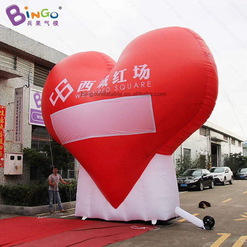 6 Meters Inflatable Heart Shape Giant Standing Heart Shape Balloon for Wedding Display-Toys
6 Meters Inflatable Heart Shape Giant Standing Heart Shape Balloon for Wedding Display-Toys