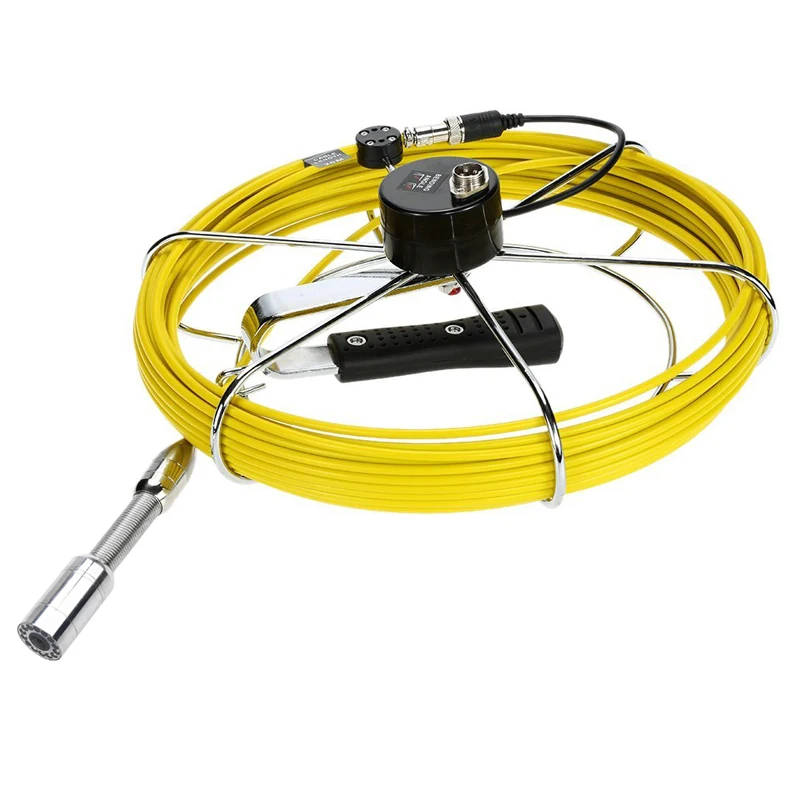 20m Cable Drain Pipe Inspection System Cable Reel With Camera Used For Pipeline Endoscope Inspection Camera Repair Replacement
20m Cable Drain Pipe Inspection System Cable Reel With Camera Used For Pipeline Endoscope Inspection Camera Repair Replacement
