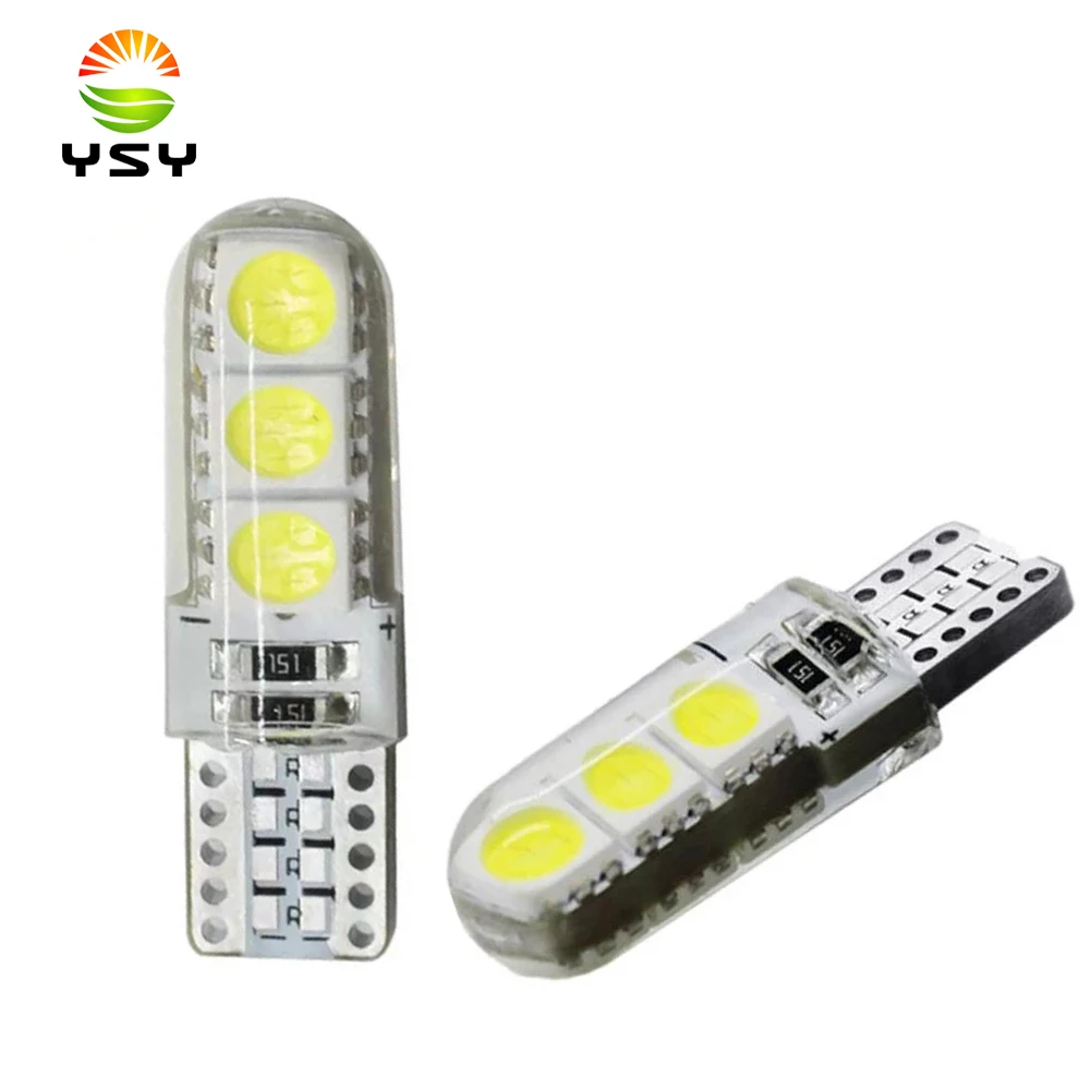 YSY 100pcs Super Bright T10 Led Bulbs 194 5050 6 SMD DC 12V License Plate Light Clearance Lights Waterproof Car-styling
YSY 100pcs Super Bright T10 Led Bulbs 194 5050 6 SMD DC 12V License Plate Light Clearance Lights Waterproof Car-styling