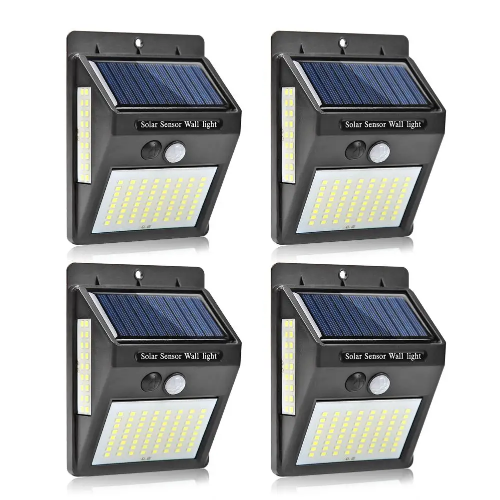 4pcs 100 LEDs Outdoor Solar Light PIR Motion Sensor Solar Garden Light Energy Saving Street Lamp Wall Light Sunlight Decoration
4pcs 100 LEDs Outdoor Solar Light PIR Motion Sensor Solar Garden Light Energy Saving Street Lamp Wall Light Sunlight Decoration
