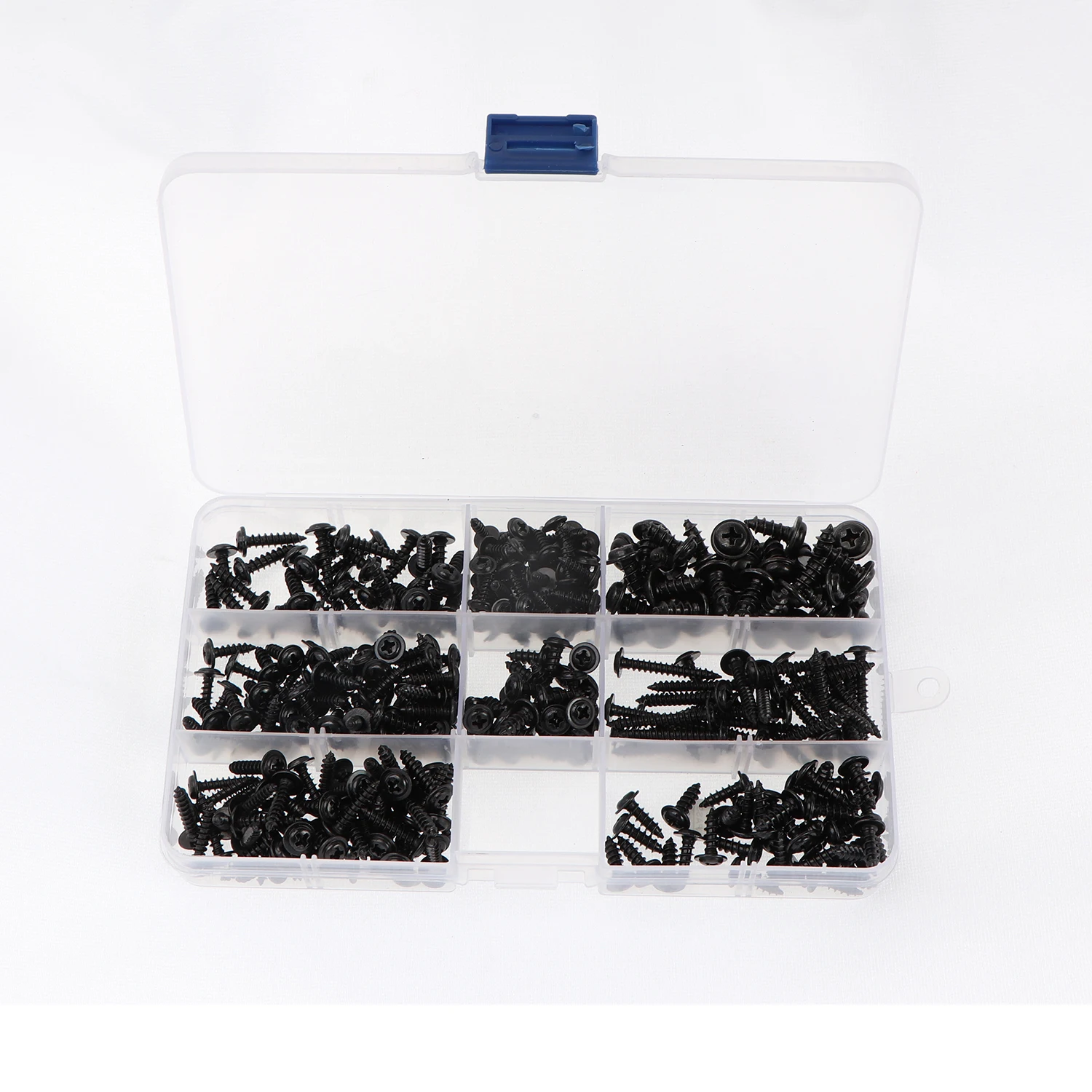 340pcs Pan Head Tapping Screw Cross Head Carbon Steel M3/M4/M3.5/M4.8 Self Tapping Screw Set Assortment Kit Black Furniture
340pcs Pan Head Tapping Screw Cross Head Carbon Steel M3/M4/M3.5/M4.8 Self Tapping Screw Set Assortment Kit Black Furniture