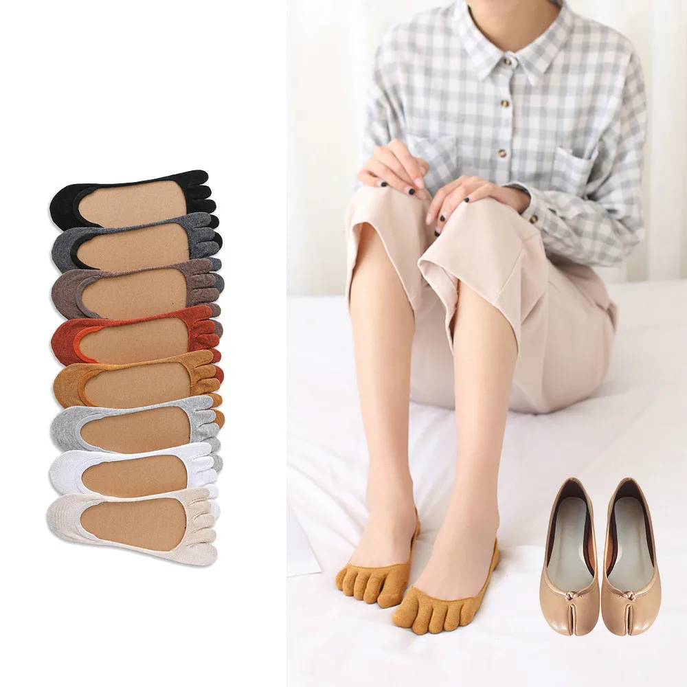 DOIAESKV Women Five Toe Socks Summer and Autumn Fashion Short Socks Women's and Female 5 Finger Breathable Cotton Boat Socks
DOIAESKV Women Five Toe Socks Summer and Autumn Fashion Short Socks Women's and Female 5 Finger Breathable Cotton Boat Socks