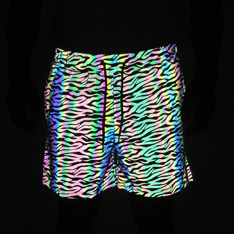Rainbow Color Reflective Shorts Men Summer Casual Sport Basketball Short Pants Street Elastic Breathable Hip Hop Short Homme
Rainbow Color Reflective Shorts Men Summer Casual Sport Basketball Short Pants Street Elastic Breathable Hip Hop Short Homme