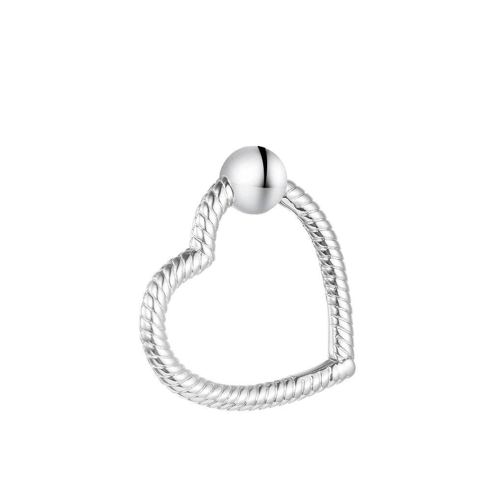 Moments Heart Charm Holder Woman DIY Sterling Silver Jewelry Beads For Jewelry Making For Original 925 Silver Bracelets
Moments Heart Charm Holder Woman DIY Sterling Silver Jewelry Beads For Jewelry Making For Original 925 Silver Bracelets