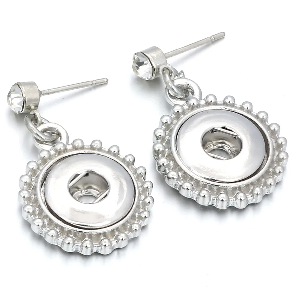New Snap Jewelry Earrings Crystal Rhinestone Vintage 12mm Snap Button Earrings Mini Snaps Buttons Drop Earrings for Women
New Snap Jewelry Earrings Crystal Rhinestone Vintage 12mm Snap Button Earrings Mini Snaps Buttons Drop Earrings for Women