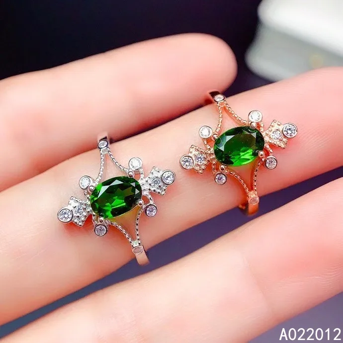 KJJEAXCMY fine jewelry natural Diopside 925 sterling silver luxury girl new adjustable gemstone ring support test with box
KJJEAXCMY fine jewelry natural Diopside 925 sterling silver luxury girl new adjustable gemstone ring support test with box