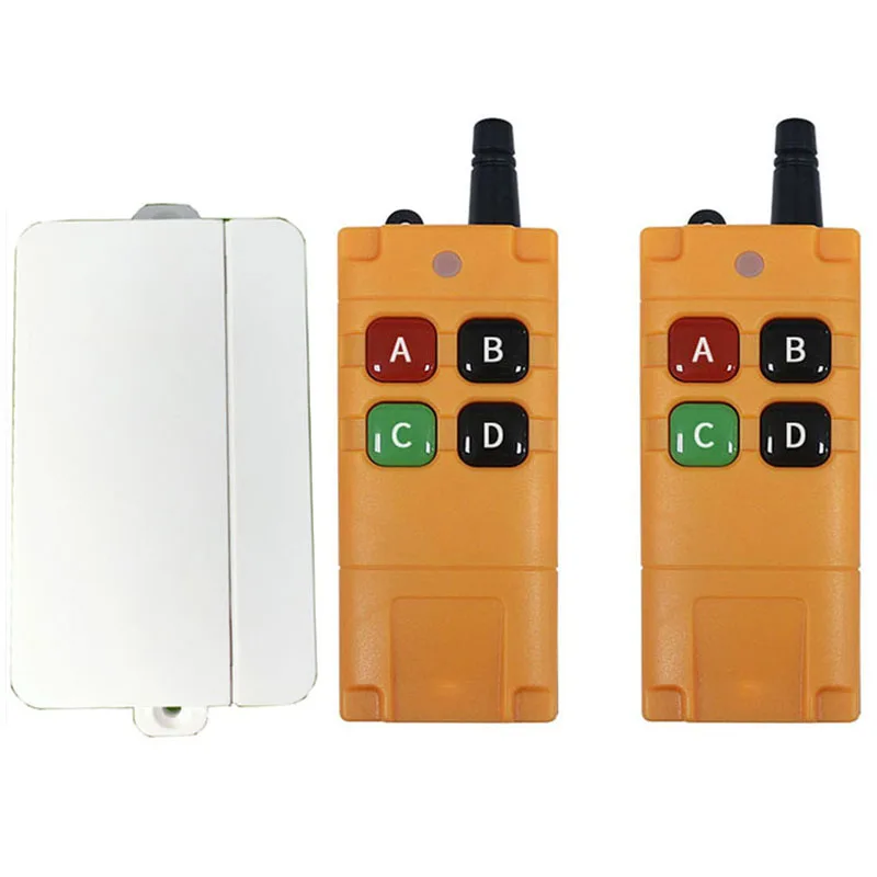 2000m AC 85V 220V 250V 4CH Wireless Remote Control LED Light Switch Relay Output Radio RF Transmitter And 315/433 MHz Receiver
2000m AC 85V 220V 250V 4CH Wireless Remote Control LED Light Switch Relay Output Radio RF Transmitter And 315/433 MHz Receiver