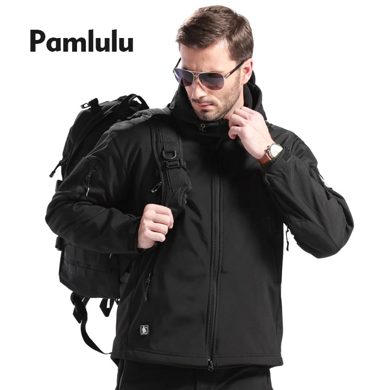 Pamlulu Waterproof Jackets for Men Spring Tactical Coat Windproof Softshell Front-Zip Jacket
Pamlulu Waterproof Jackets for Men Spring Tactical Coat Windproof Softshell Front-Zip Jacket