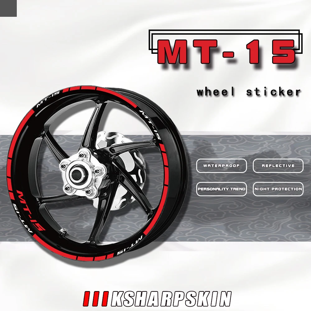 Motorcycle Hub Decoration Logos and Decals Reflective Stripe Stickers Wheel Protection Film For YAMAHA MT-15 MT15 mt15
Motorcycle Hub Decoration Logos and Decals Reflective Stripe Stickers Wheel Protection Film For YAMAHA MT-15 MT15 mt15