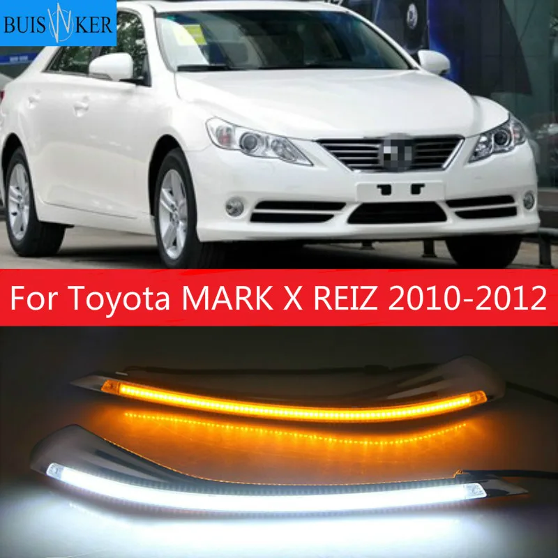 2Pcs DRL Daytime Running Light For Toyota MARK X REIZ 2010-2012 LED Fog Lamp
2Pcs DRL Daytime Running Light For Toyota MARK X REIZ 2010-2012 LED Fog Lamp