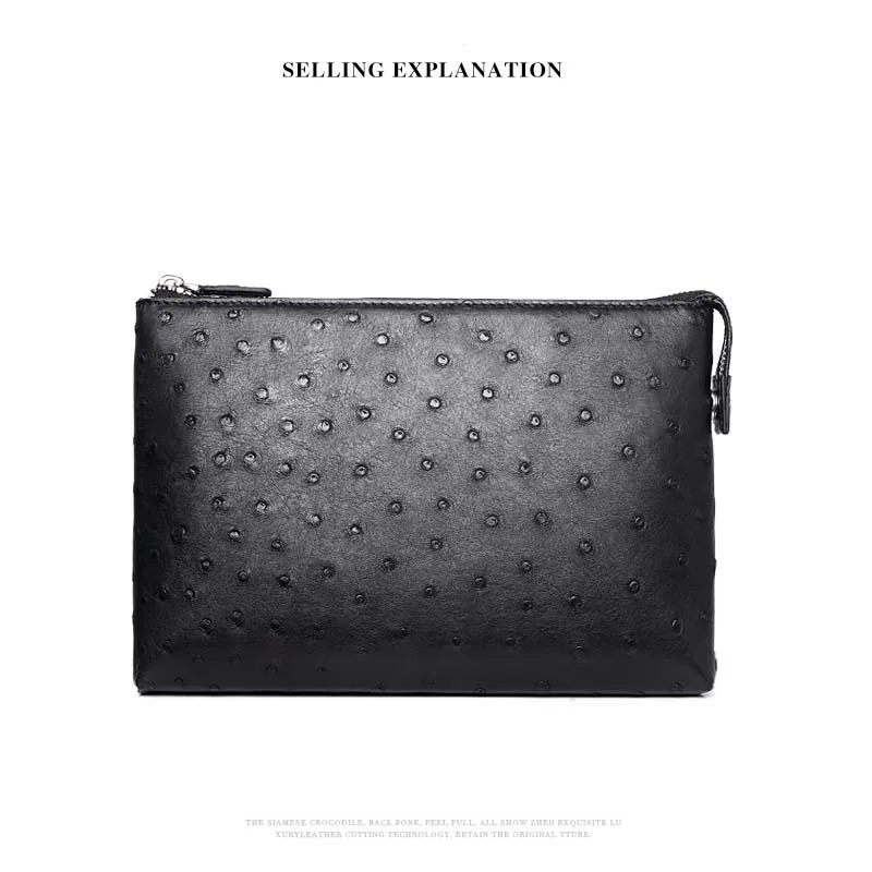afanzhe new south Africa ostrich bag men envelope bag male long large capacity men clutch bag fashion leisure men bag
afanzhe new south Africa ostrich bag men envelope bag male long large capacity men clutch bag fashion leisure men bag