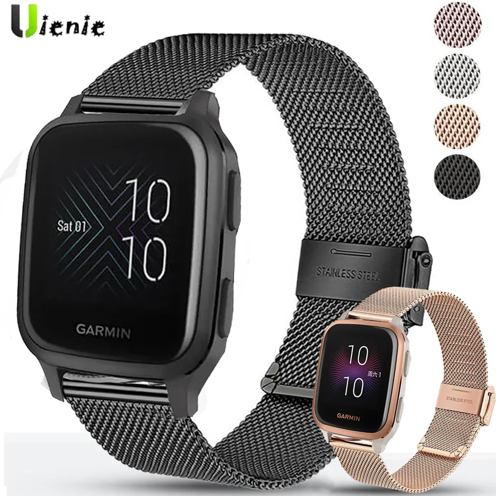 For Garmin Venu Sq Venu2 Plus Forerunner 245 158 Band Milanese Stainless Steel Watchband 20mm Watch Strap Amazfit GTS 2 3 4 mini
For Garmin Venu Sq Venu2 Plus Forerunner 245 158 Band Milanese Stainless Steel Watchband 20mm Watch Strap Amazfit GTS 2 3 4 mini