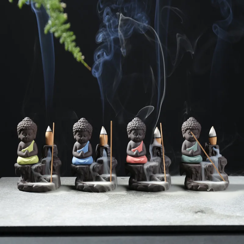 Incense Burner Crafts Incense Sand Little Monk High Mountain and Flowing Water Smoke Furnace Ceramic Home Office Burner
Incense Burner Crafts Incense Sand Little Monk High Mountain and Flowing Water Smoke Furnace Ceramic Home Office Burner