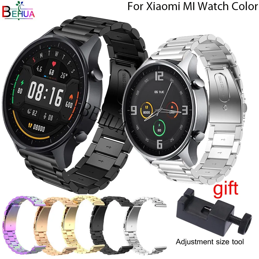 Ремешок из нержавеющей стали для Xiaomi MI Watch, сменный металлический цветной браслет для наручных часов Realme Watch S, 22 мм
Ремешок из нержавеющей стали для Xiaomi MI Watch, сменный металлический цветной браслет для наручных часов Realme Watch S, 22 мм