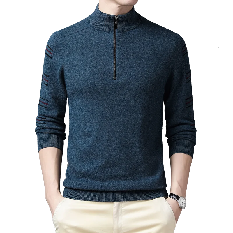 Man Pure 100% Wool Sweater Autumn Winter Zipper Cashmere Jumper Casual Male Turtleneck Wool Sweaters
Man Pure 100% Wool Sweater Autumn Winter Zipper Cashmere Jumper Casual Male Turtleneck Wool Sweaters
