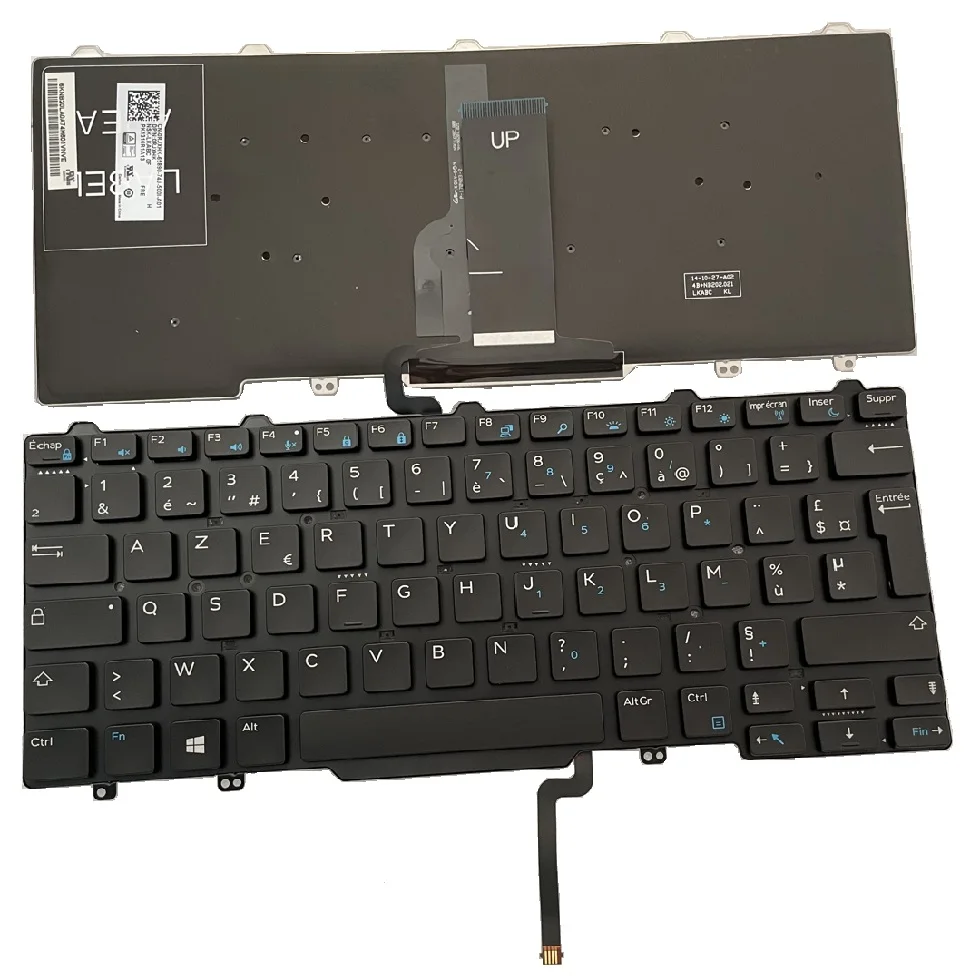 AZERTY French New 0RJXHK For Dell Latitude 3340 3350 E3340 E5450 E5470 E7470 E7450 Replace Laptop Keyboard with Backlit Light
AZERTY French New 0RJXHK For Dell Latitude 3340 3350 E3340 E5450 E5470 E7470 E7450 Replace Laptop Keyboard with Backlit Light