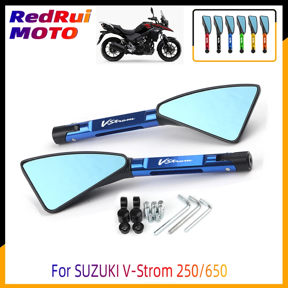 For SUZUKI V-Strom 250/650(DL1000 VSTROM 1000XT)Aluminum CNC Motorcycle Side Mirror rearview Mirrors Motorcycle Accessorie
For SUZUKI V-Strom 250/650(DL1000 VSTROM 1000XT)Aluminum CNC Motorcycle Side Mirror rearview Mirrors Motorcycle Accessorie