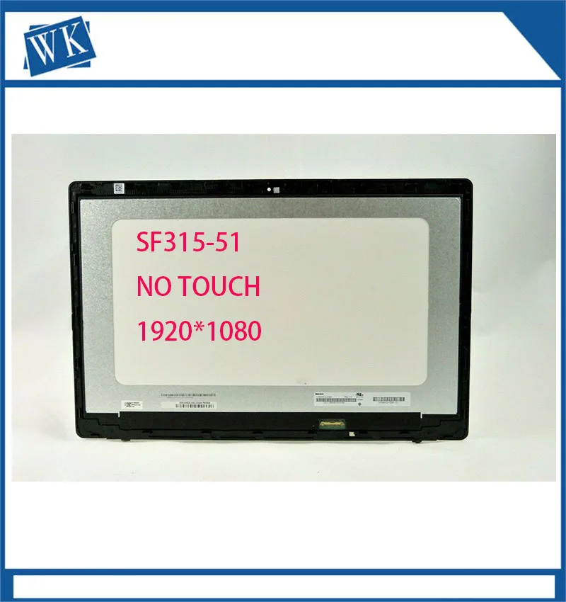 15.6'' LCD screen Digitizer Display Assembly for Acer SF315 SF315-51G laptop 1920*1080 With glass cover no touch
15.6'' LCD screen Digitizer Display Assembly for Acer SF315 SF315-51G laptop 1920*1080 With glass cover no touch