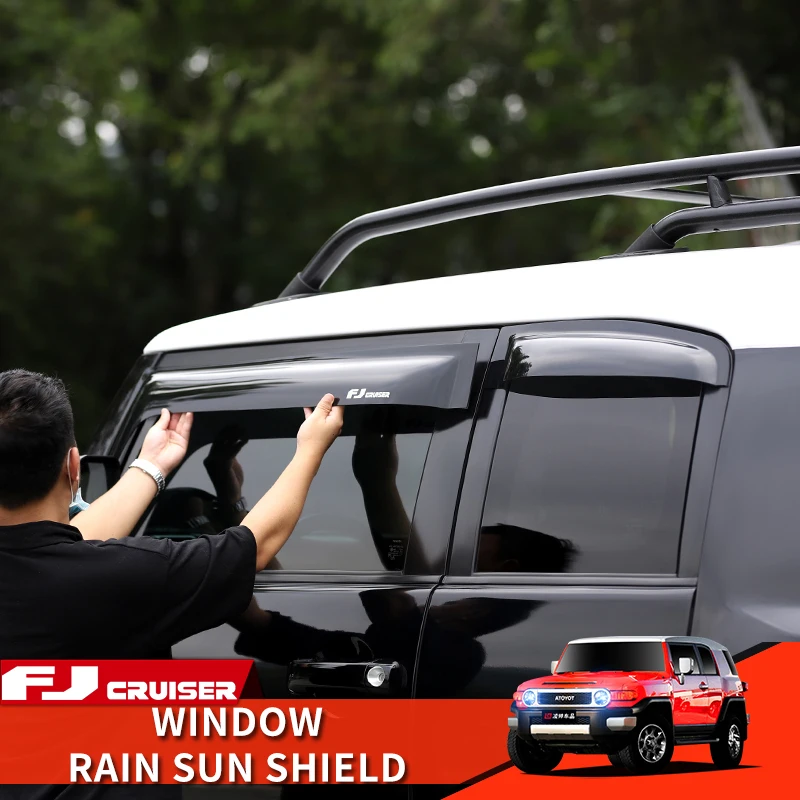 06-21 Year Toyota FJ Cruiser Accessories Exterior Modification Window Rearview Mirror Rain Shield Sunshade
06-21 Year Toyota FJ Cruiser Accessories Exterior Modification Window Rearview Mirror Rain Shield Sunshade