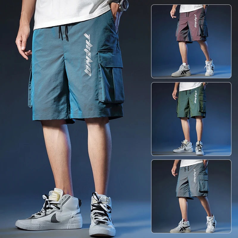 Men 2021 Summer New Breeches Hip Hop Pockets Shorts Men Casual Bermudas Boardshorts Homme Classic Brand Reflective Shorts Male
Men 2021 Summer New Breeches Hip Hop Pockets Shorts Men Casual Bermudas Boardshorts Homme Classic Brand Reflective Shorts Male