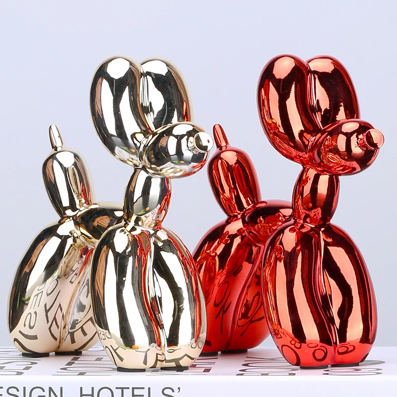 Nordic Resin Plating balloon dog Statue 10 Colors Art Sculpture Craftwork Gifts Home Decorations Living Room Animal Ornaments
Nordic Resin Plating balloon dog Statue 10 Colors Art Sculpture Craftwork Gifts Home Decorations Living Room Animal Ornaments