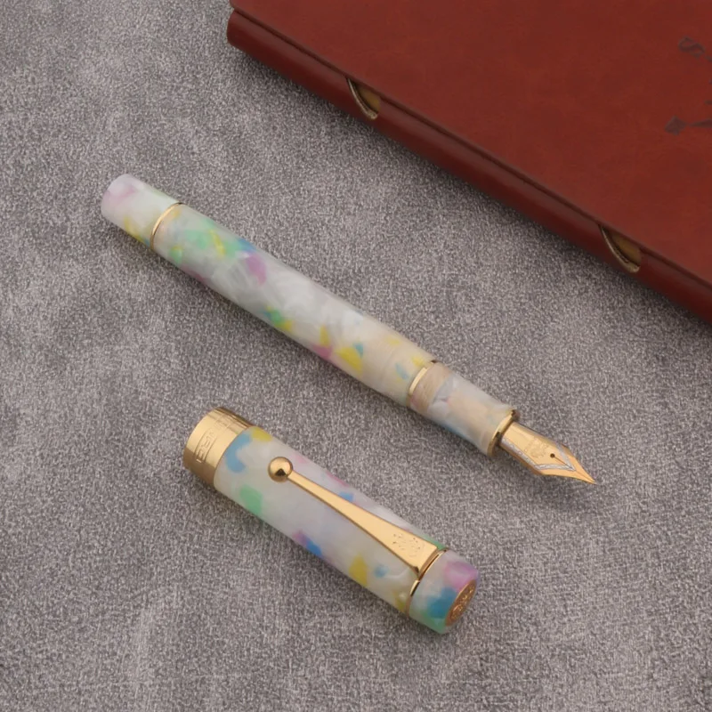 2022 JinHao 100 Fountain Pen Acrylic Seven color Golden 6 Nib EF Spin Business Ink Pens New
2022 JinHao 100 Fountain Pen Acrylic Seven color Golden 6 Nib EF Spin Business Ink Pens New