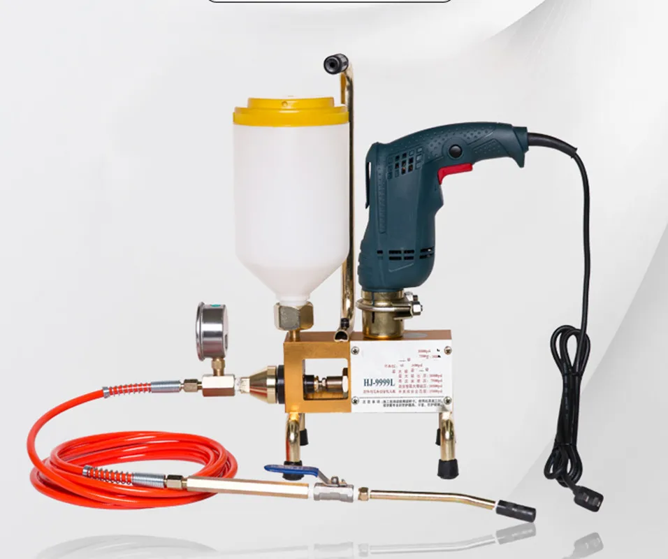 RU Delivery Grouting machine 910/1300W Epoxy injection pump Polyurethane foam Grouting Machine Steel Hose concrete repair crack
RU Delivery Grouting machine 910/1300W Epoxy injection pump Polyurethane foam Grouting Machine Steel Hose concrete repair crack