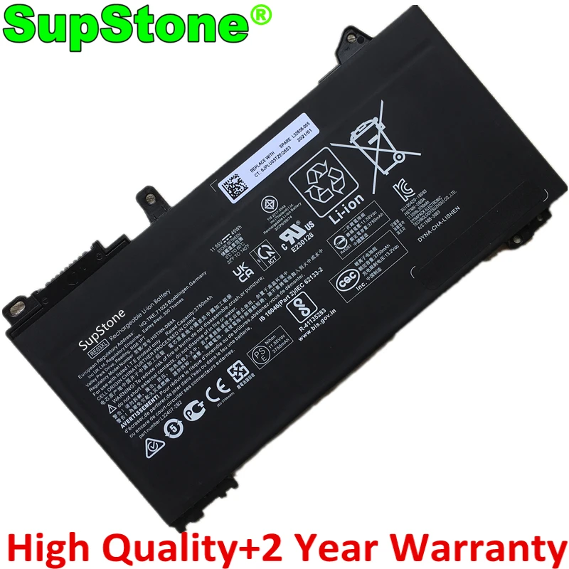 Аккумулятор SupStone RE03XL для HP ProBook 445R 440 455R 450 G6,Zhan 66 Pro 14 15 G2 G3
Аккумулятор SupStone RE03XL для HP ProBook 445R 440 455R 450 G6,Zhan 66 Pro 14 15 G2 G3