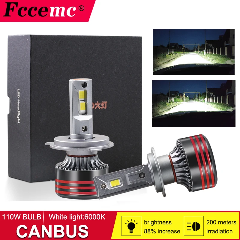 FCCEMC H7 LED Car Headlight LED H11 H4 Canbus No Error 20000LM H13 High/Low Beam 9005 HB3 HB4 LED Car Bulbs 12V 6000K Lamp Auto
FCCEMC H7 LED Car Headlight LED H11 H4 Canbus No Error 20000LM H13 High/Low Beam 9005 HB3 HB4 LED Car Bulbs 12V 6000K Lamp Auto