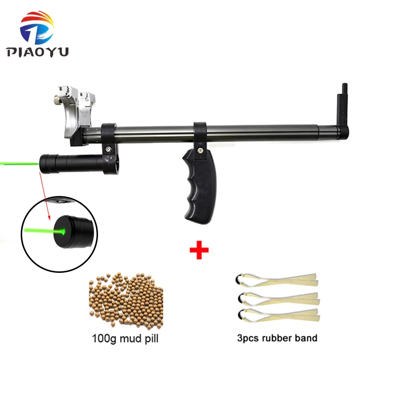 High Precision Telescopic Slingshot High Power Rubber Band Slingshots with Red Laser Stainless Steel Outdoor Hunting Catapult
High Precision Telescopic Slingshot High Power Rubber Band Slingshots with Red Laser Stainless Steel Outdoor Hunting Catapult