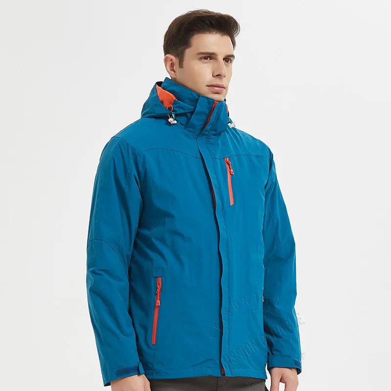 New Outdoor Men Hooded Jacket Two-piece Suit Plus Velvet Windproof Waterproof Coat Autumn Winter Casual Jacket
New Outdoor Men Hooded Jacket Two-piece Suit Plus Velvet Windproof Waterproof Coat Autumn Winter Casual Jacket