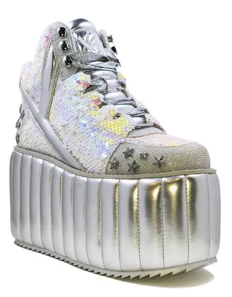 New Girls Retro 9 cm Height Increasing Thick Sole Platform Shoes Woman Lace Up Round Toe Sequins Stars High Top Sneakers Lady
New Girls Retro 9 cm Height Increasing Thick Sole Platform Shoes Woman Lace Up Round Toe Sequins Stars High Top Sneakers Lady